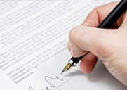 定制實驗室反應釜、高壓反應釜、固定床反應器、加氫反應釜等設(shè)備簽訂合同示意圖